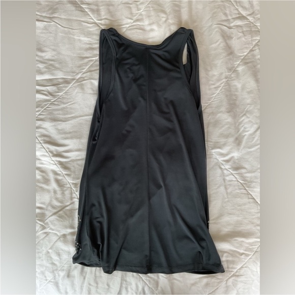 Colori Bedazzled Charcoal Bodycon Sleeveless Top - Picture 5 of 12